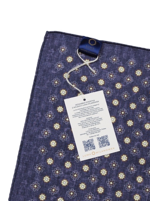 Silk suit pocket square 30x30 cm PJ-064