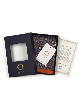 Jedwabna poszetka do marynarki 30x30 cm PJ-067