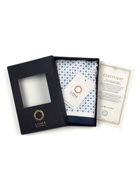 Jedwabna poszetka do marynarki 30x30 cm PJ-068