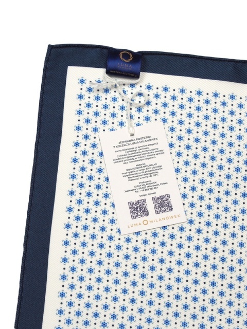 Jedwabna poszetka do marynarki 30x30 cm PJ-068