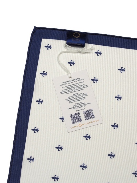 Jedwabna poszetka do marynarki 30x30 cm PJ-071