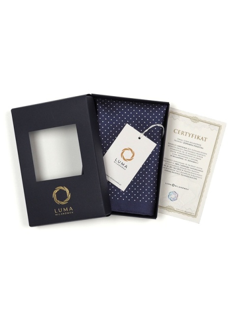 Jedwabna poszetka do marynarki 30x30 cm PJ-072