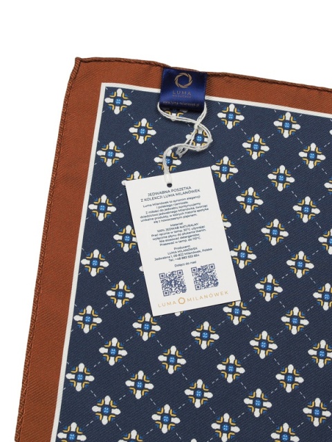 Silk pocket square for jacket 30x30 cm PJ-075