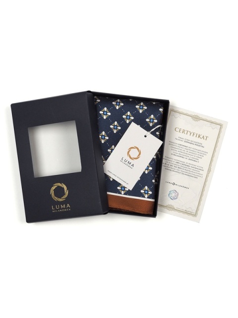 Silk pocket square for jacket 30x30 cm PJ-075