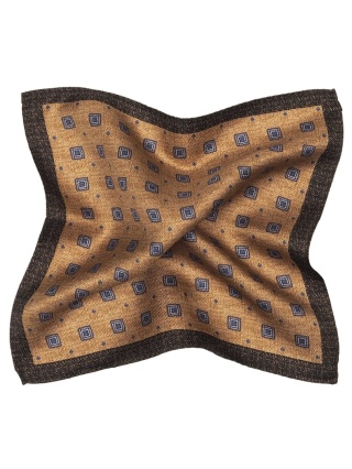 Jedwabna poszetka do marynarki 30x30 cm PJ-077