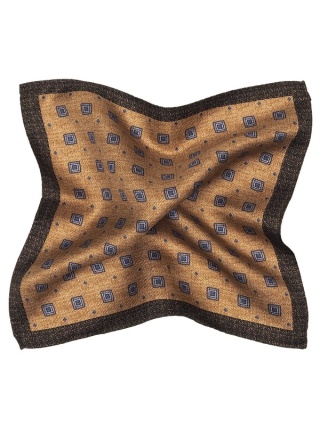 Jedwabna poszetka do marynarki 30x30 cm PJ-077