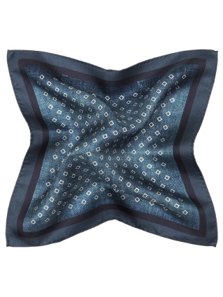 Jedwabna poszetka do marynarki 30x30 cm PJ-078