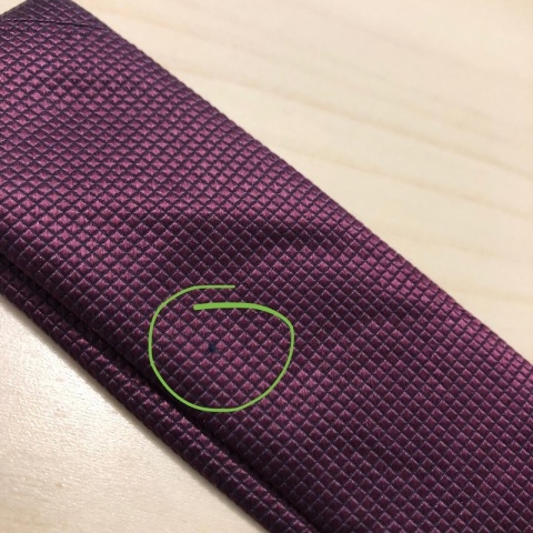 Burgundy Jacquard Silk Tie with Micro Pattern KR-679-OUT1