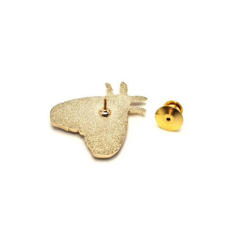 Przypinka do marynarki Jedwabnik Królewski na szpilce PIN-08