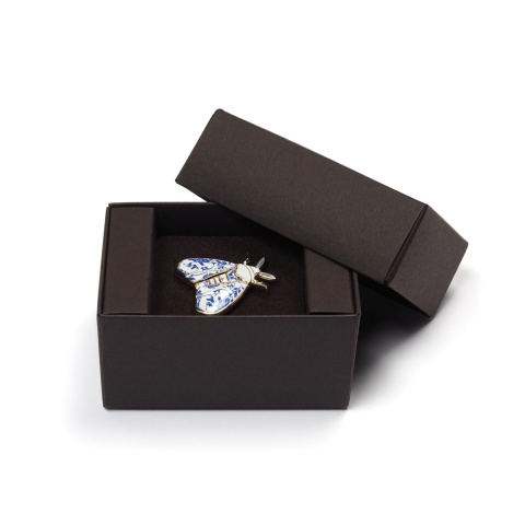 Przypinka do marynarki Jedwabnik Królewski na szpilce PIN-08