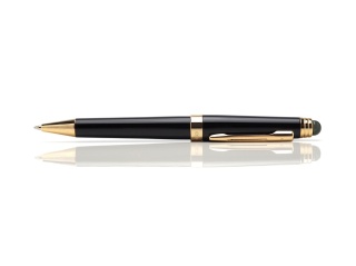 Złoty długopis z labradorytem DZ-20