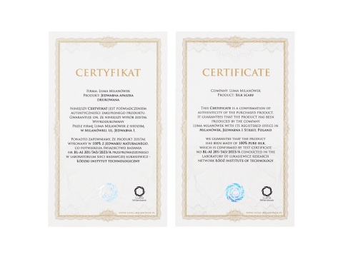 Poszetka Warszawa 100% silk 30x30 cm PJ-025