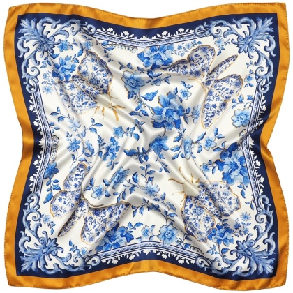 Apaszka jedwabna jedwabnik dwustronna 68x68cm AD7-087