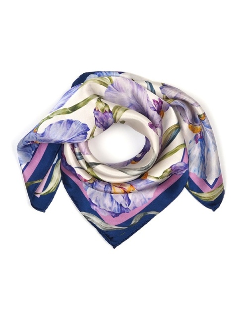 Purple neck scarf 53x53 cm AD5-085