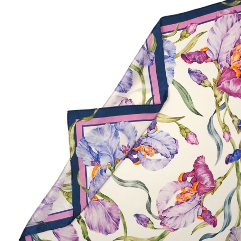 Purple neck scarf 53x53 cm AD5-085