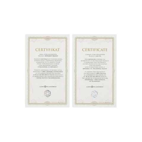 Jedwabny krawat jedwabny, print, opakowanie gratis