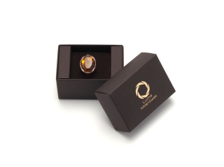 Srebrna apaszetka z bursztynem (pr. 925) AA-111