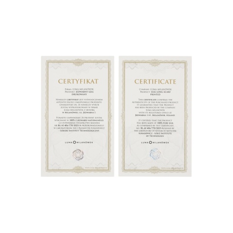 Jedwabny szalik dwustronny w kotwice 145x30cm SDM-01