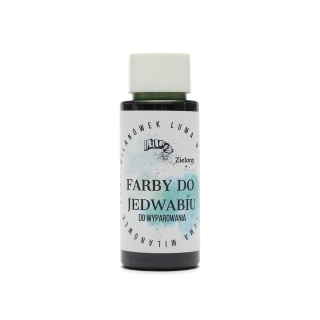 Farba do jedwabiu na bazie wody zielona 100 ml