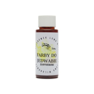 Farba do jedwabiu na bazie wody żółta 100 ml