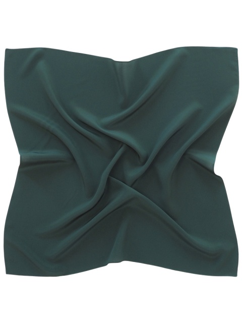 Jedwabna apaszka męska pod szyję ciemnozielona 67x67cm CM6-004