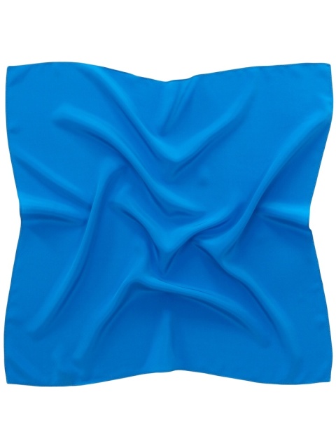 Jedwabna apaszka męska pod szyję lazurowa 67x67cm CM6-012