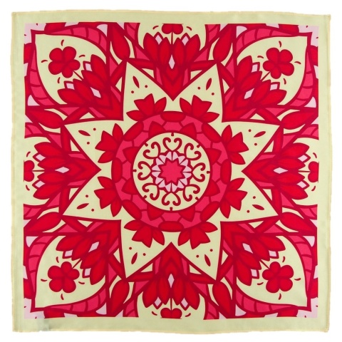 AD5-027 Jedwabna Apaszka Druk, 67x67 cm(2)