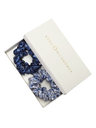 2x jedwabne scrunchie Jedwabnik Królewski ZJGP-001