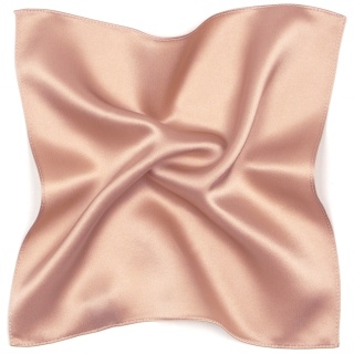Elegancka poszetka do marynarki jedwabna,morelowa 30x30cm