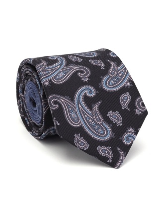 Men's silk tie paisley pattern IT-038