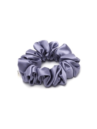 Scrunchie jedwabna gumka do włosów lawendowa