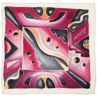 Apaszka gawroszka jedwabna ręcznie malowana 55x55cm AM5-035