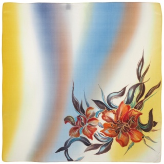 Apaszka jedwabna ręcznie malowana 70x70cm AM7-013