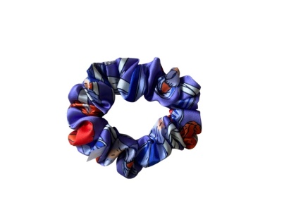 Thick rubber for coke scrunchie Purple meadow