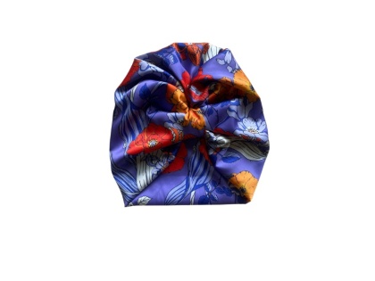Turban for hair – Purple meadow TP-013