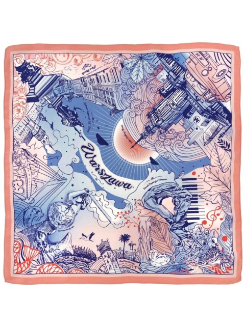 scarf Warsaw silk AD7-097