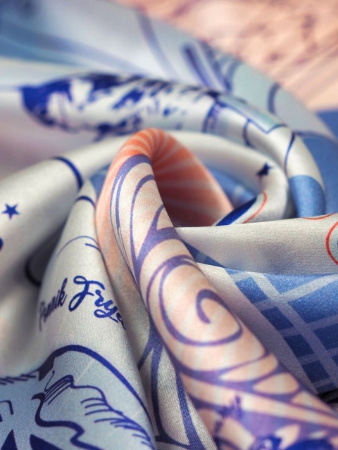 silk scarf Warsaw AD7-097