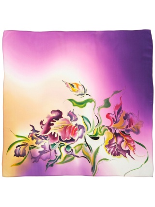 Apaszka jedwabna ręcznie malowana 70x70cm AM7-028