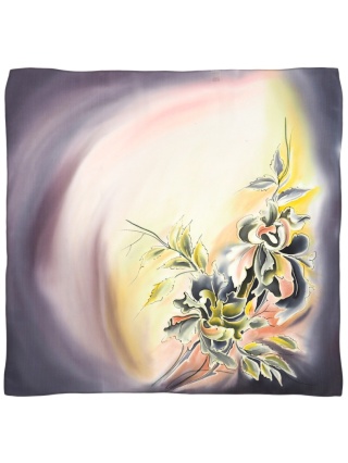 Apaszka jedwabna ręcznie malowana 70x70cm AM7-029