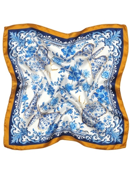 Gawroszka jedwabna jedwabnik dwustronna 53x53 cm AD5-087OUT