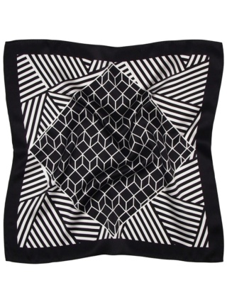 AD7-077 Minimalist double-sided silk, 68x68 cm