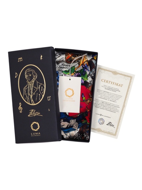 Silk Pocketsquare Fryderyk Chopin - 30x30cm CH-1044