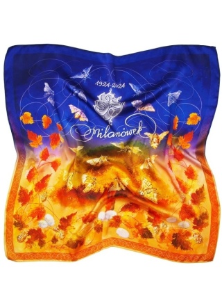 Apaszka jedwabna jubileuszowa 88x88 cm AJ-26B