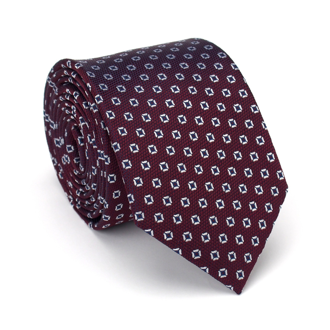 KR-001 Modny krawat z jedwabiu akardowy