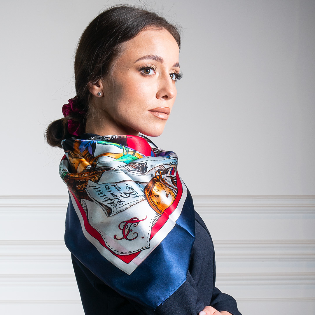 WZORY DRUKOWANE NA JEDWABIU