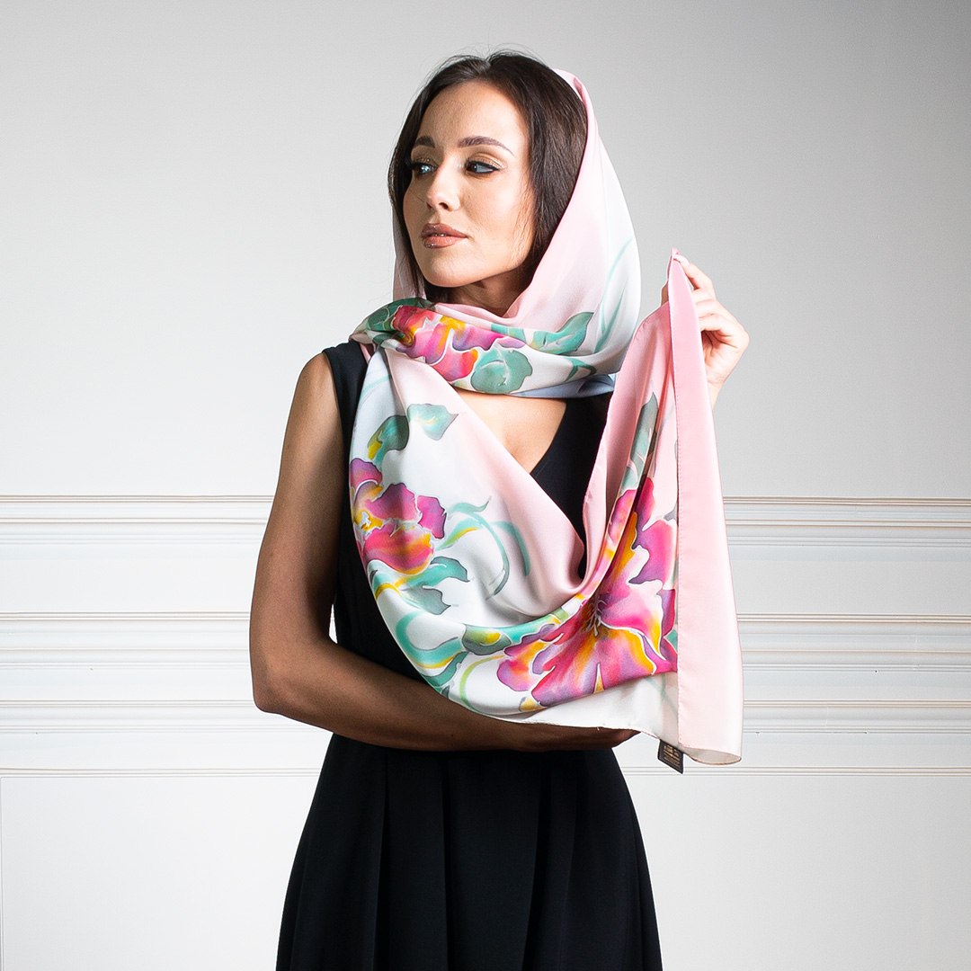 elegancki szal do sukienki