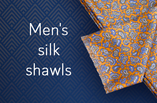 Men's silk shawls
